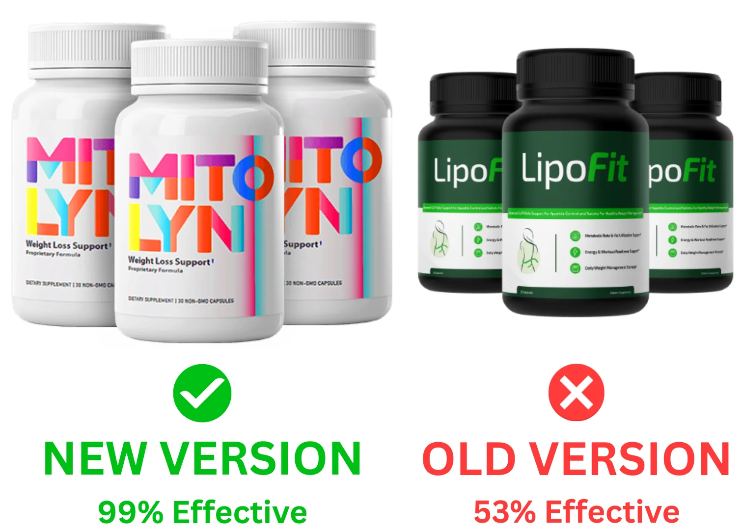 LipoFit 3 bottles